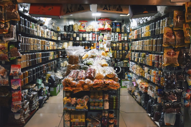 a grocery store filled with lots of food and other items