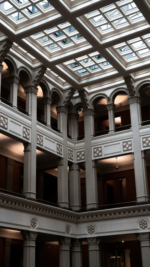 an image of a large building that looks like it has a glass roof over it