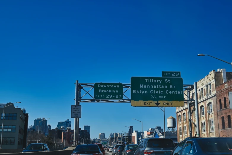 signs are in an interstate to assist traffic