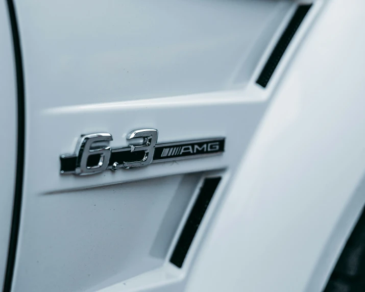 the front door handles and the emblem of a vehicle
