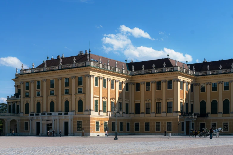 the building is made of yellow bricks