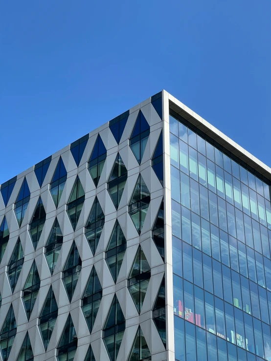 a building that has a sky in the background