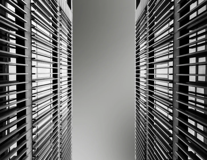 a narrow passageway between two buildings with no people