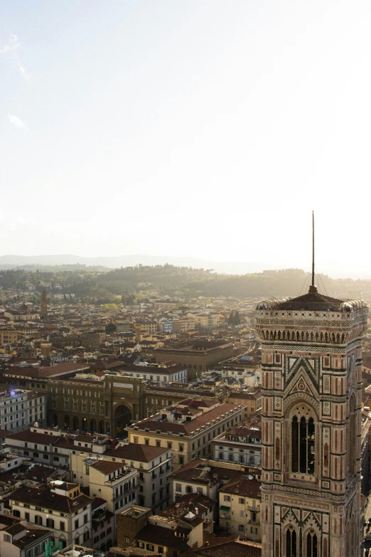 a tall tower with a large pointed top