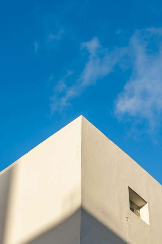 the sky is always so blue as this is a minimal building