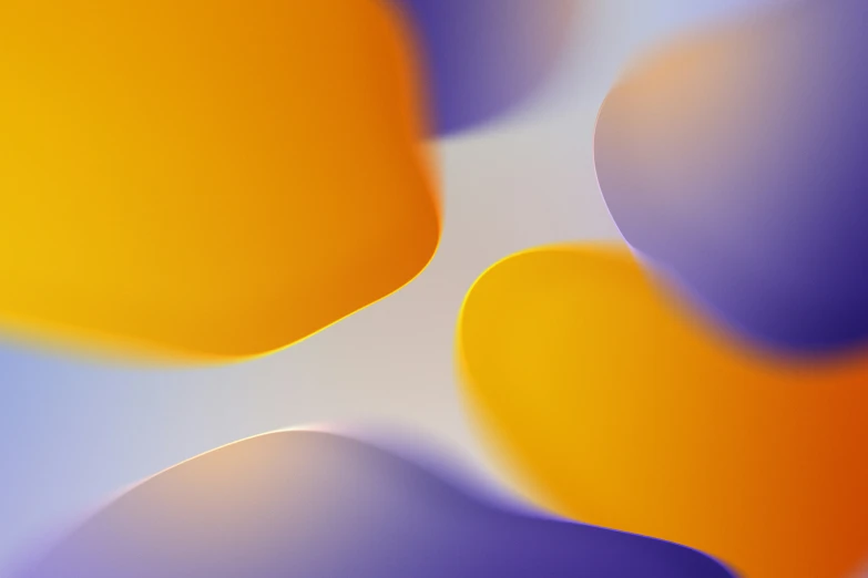 an image of orange and blue shapes