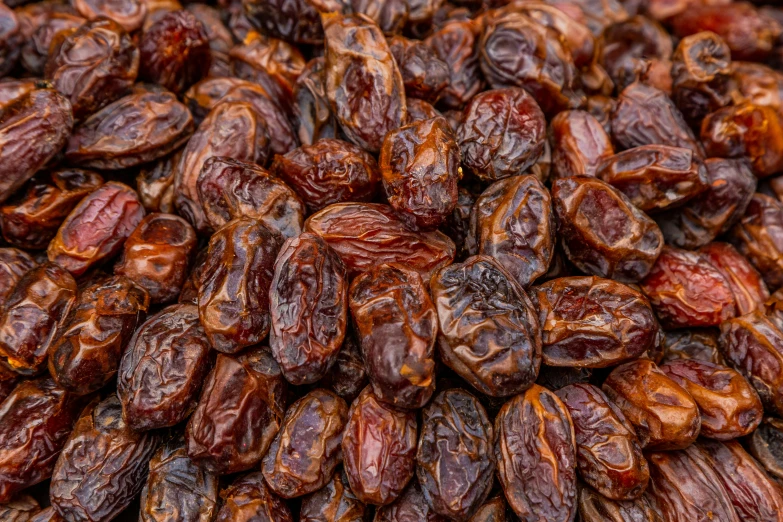 closeup of a large amount of raisins