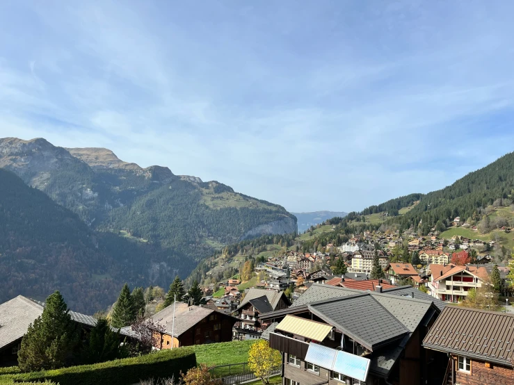 the mountains surrounding the city are very scenic