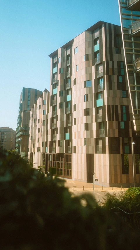 a building with a bunch of windows on it