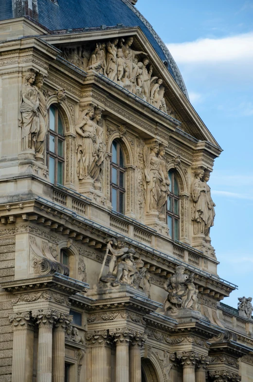 the architecture on top of an ornate building