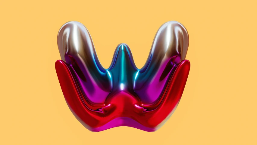 abstract art that has been designed to look like a flowing liquid substance