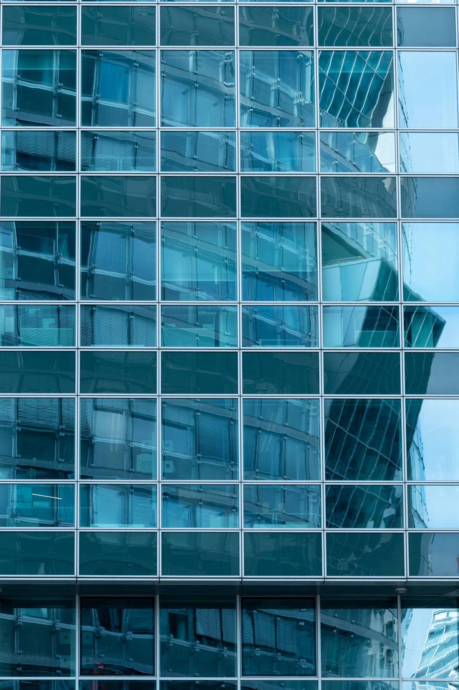 an image of a window facade taken from another building