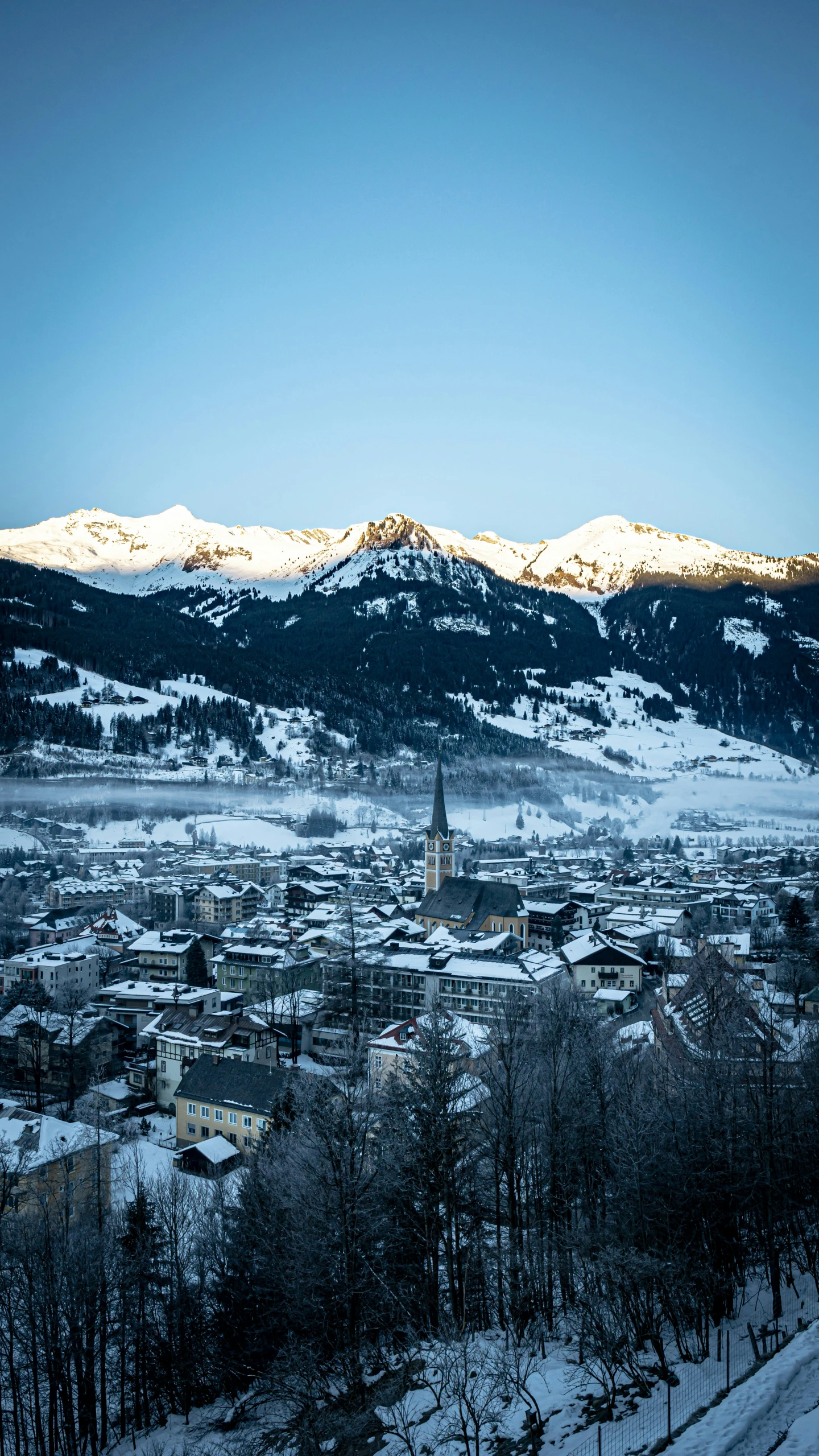 the mountains in the distance are covered with snow