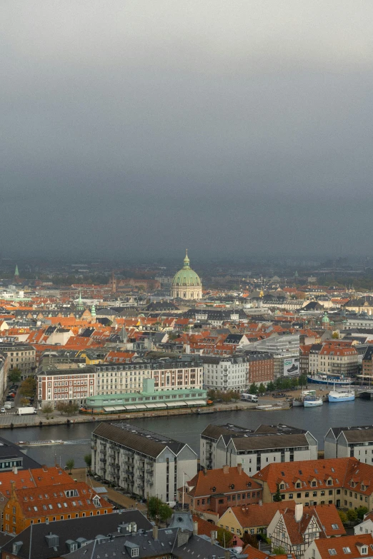 the city in a very pretty country is surrounded by water