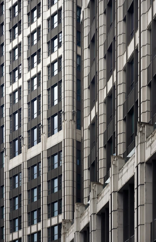 an old style building with windows that are all over