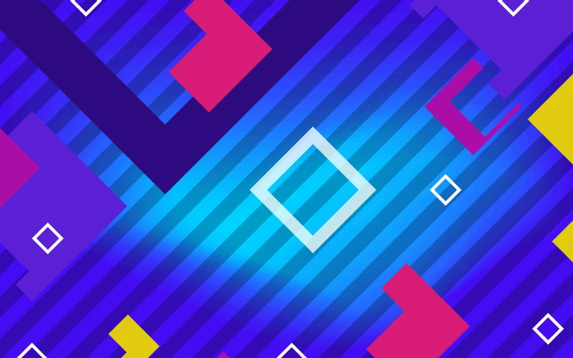 a picture of some colorful squares and shapes