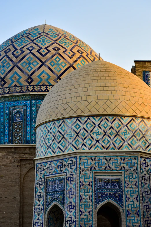 colorful and intricate designs on a domed building