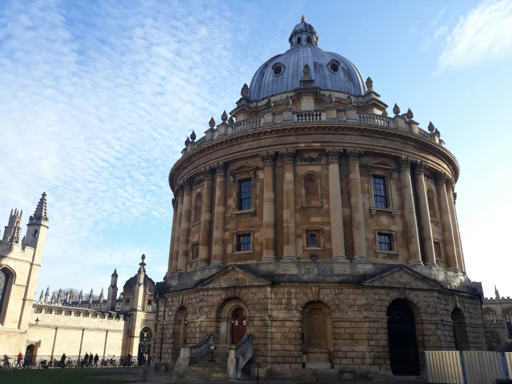 the dome is on top of the building