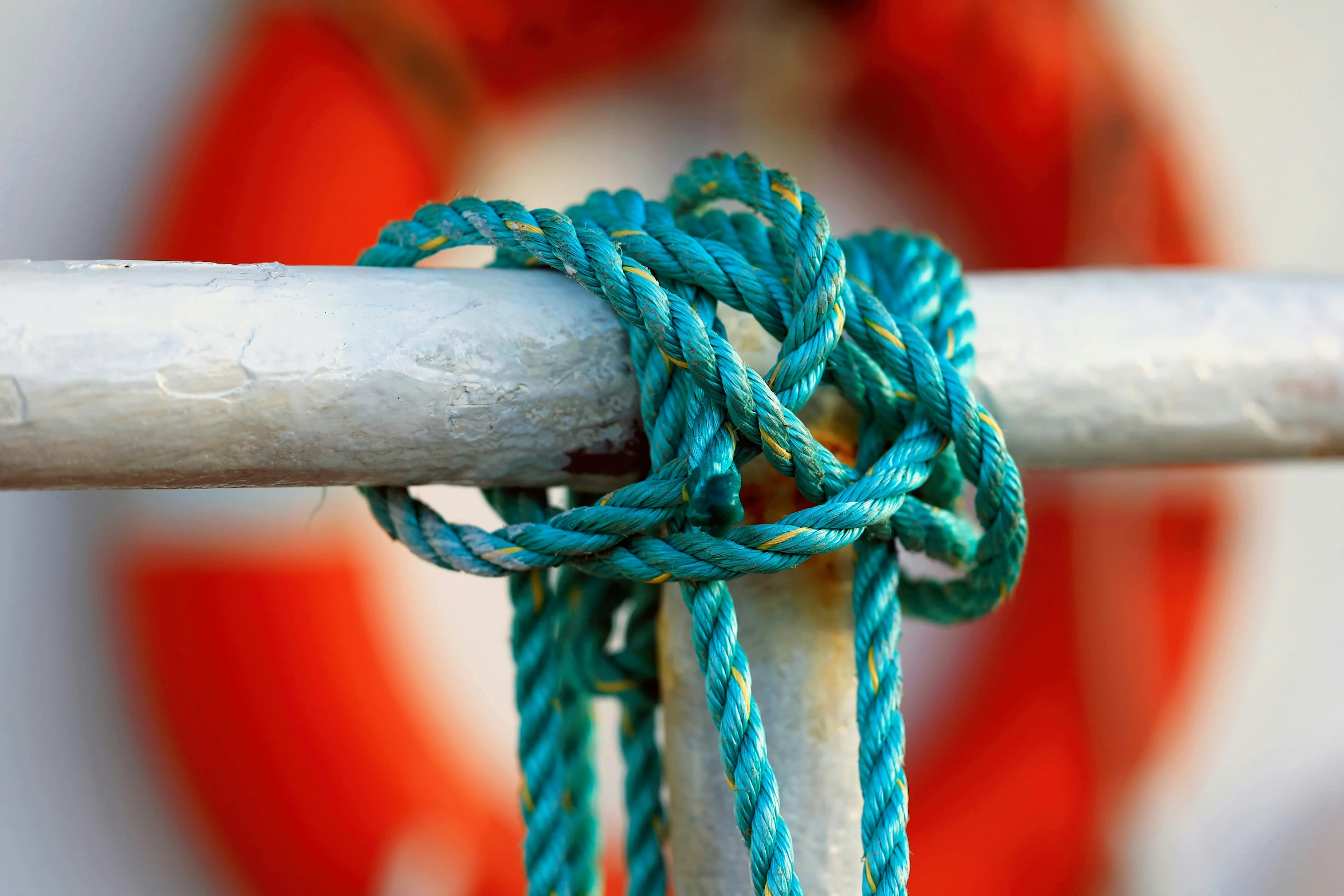 close up po of rope attached to an object