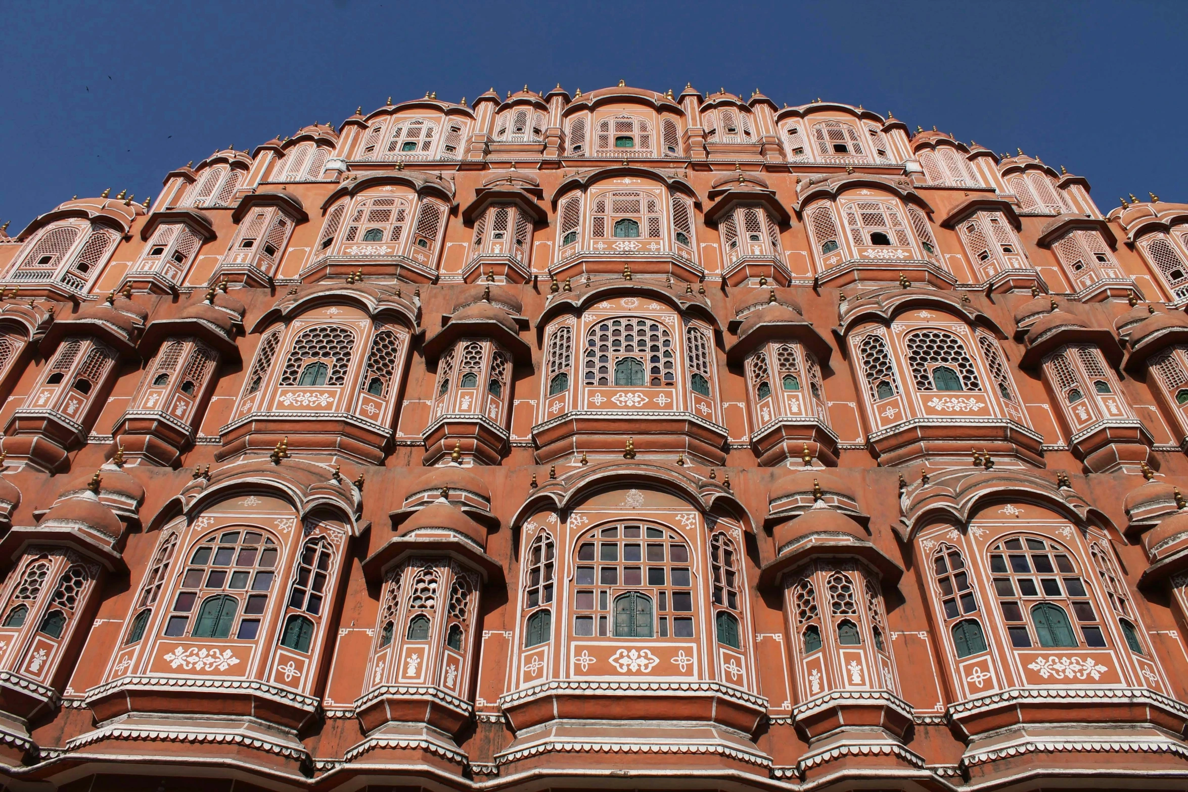 large decorative architecture in indian architecture at daytime