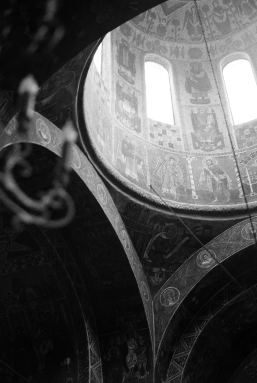 an image of ceiling in a church