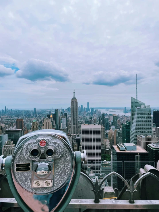 a big city that has some buildings and a coin meter on it