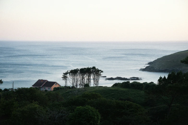 a po taken from the hills looking at some trees