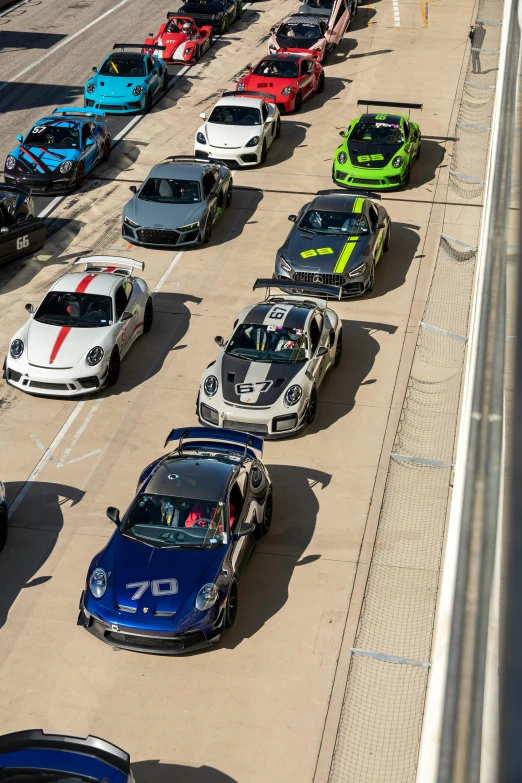 a number of cars in a parking lot