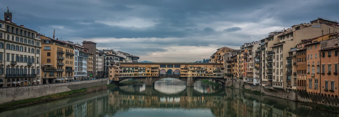 there are buildings and buildings along this river