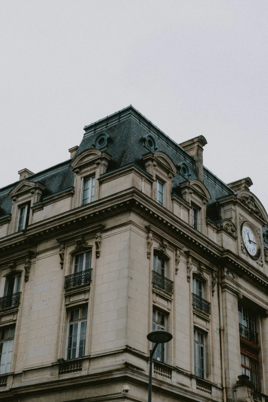 a building with a clock attached to it