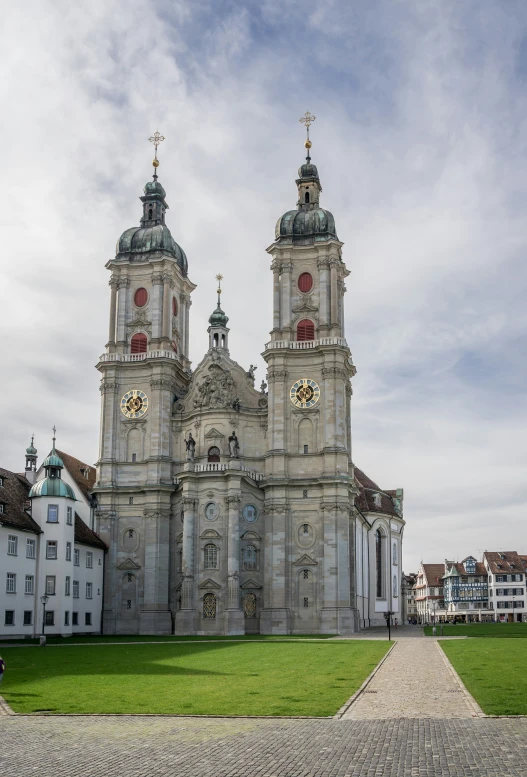 a large building that has a massive clock in it