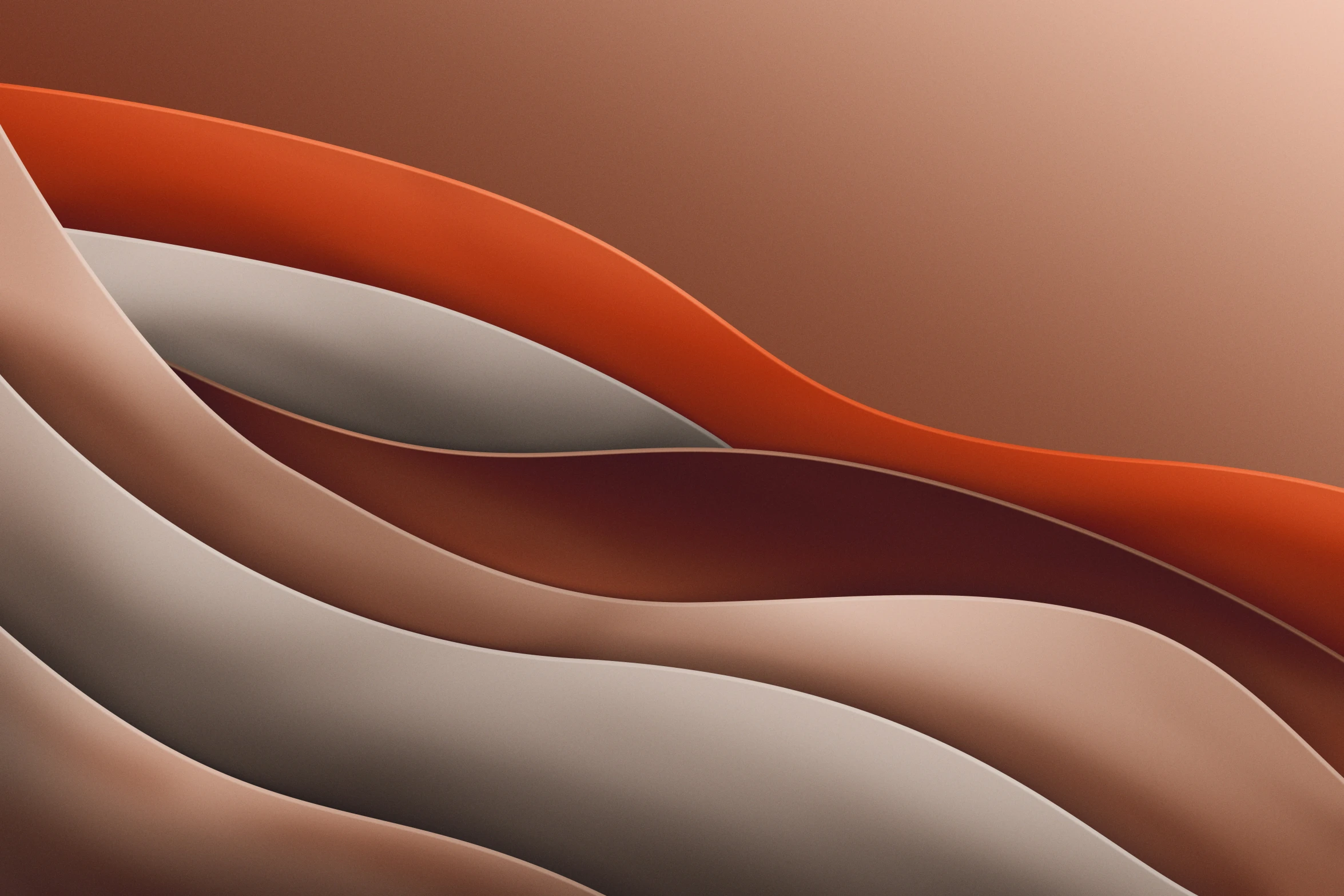 an abstract view of the different colored hills