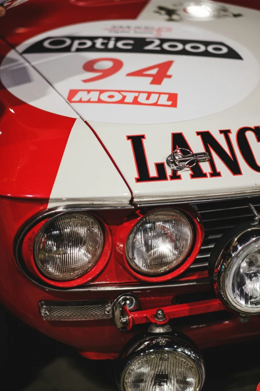 an old car with the name lance written on it