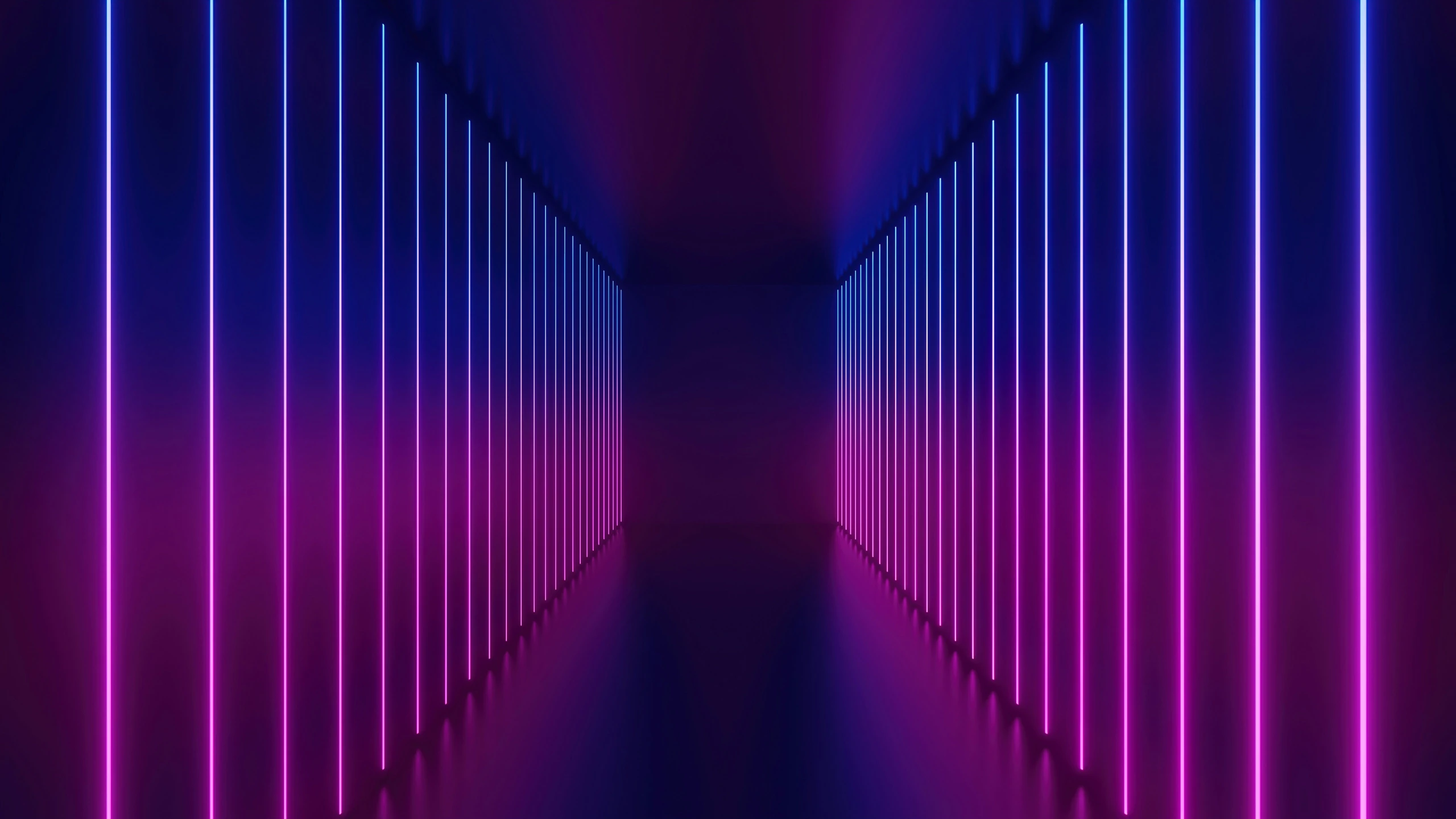an image of an artistic pink and purple tunnel