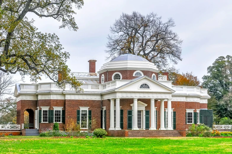 large home on a nice green grass lawn