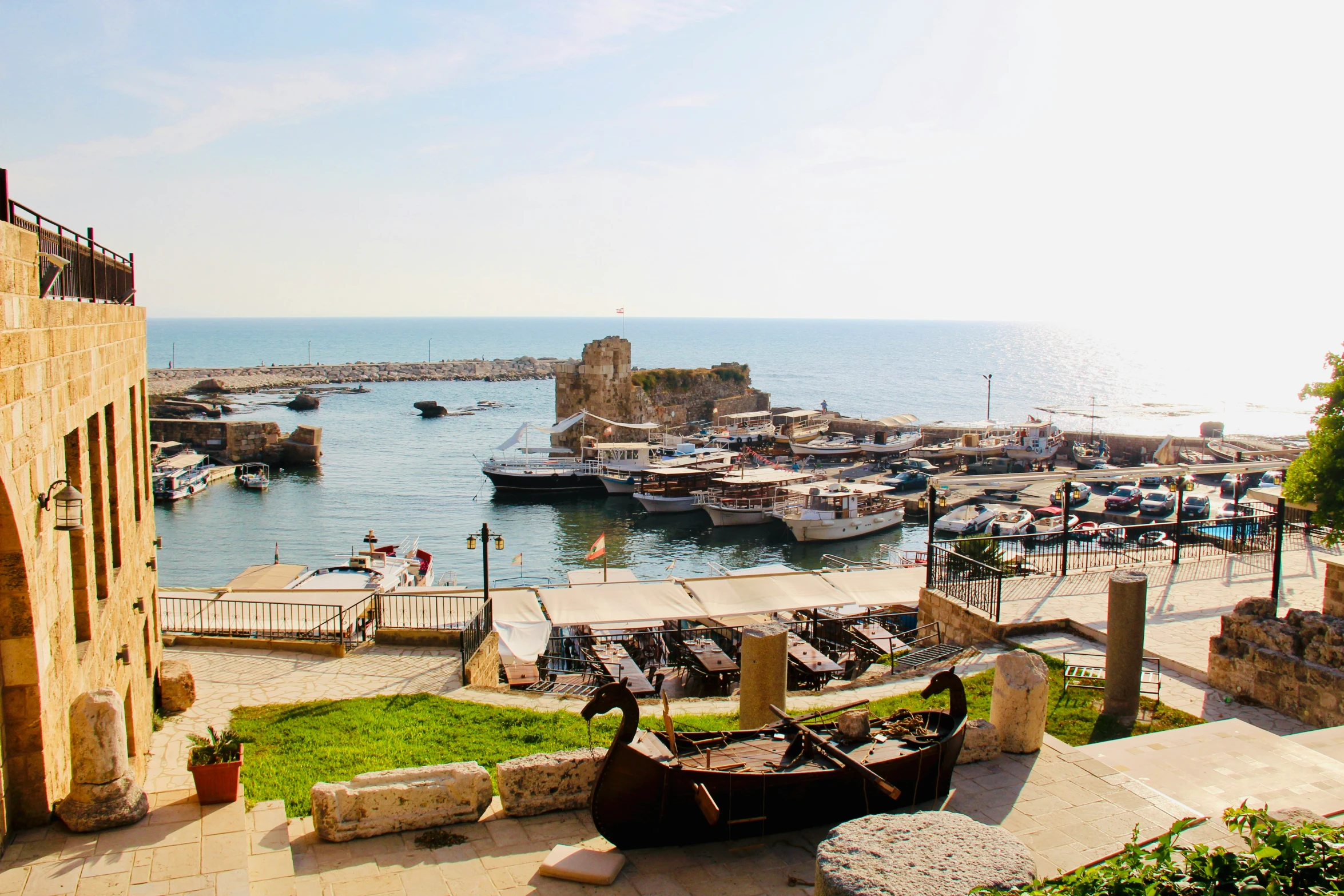 an old ship yard filled with lots of boats