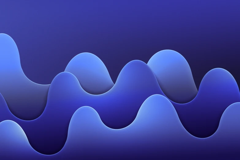 a computer screen with an abstract wavy design