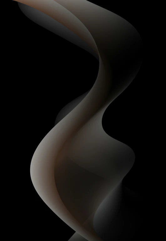 abstract pograph of wavy black and beige material