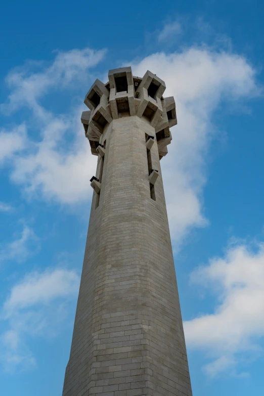 an architecture style building with a brick tower