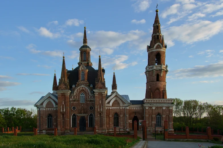 there are two towers of an old building