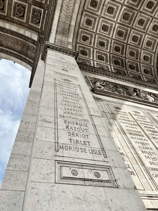 the side view of a monument and its surrounding walls