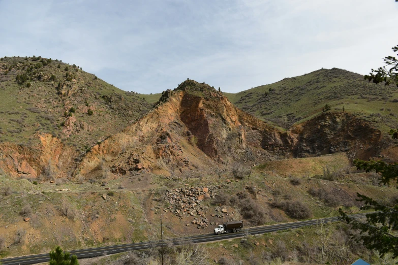 an image of a view of some hills in the mountains