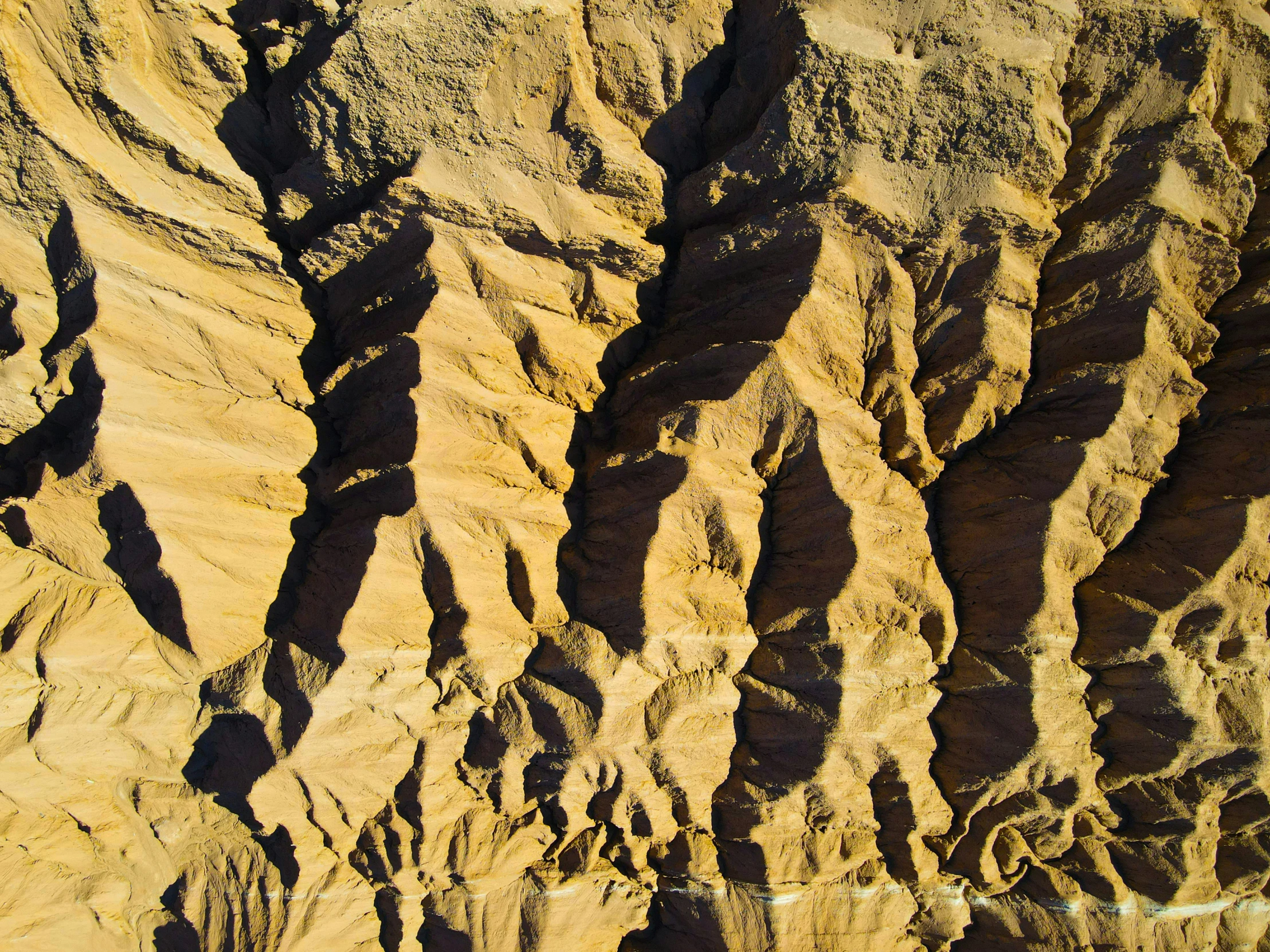 a view of the terrain in a desert area