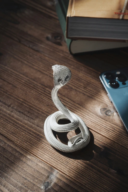 an unusual object is sitting on a table