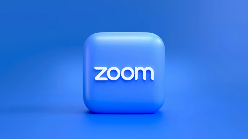 the zoom on has the word zoom displayed on it