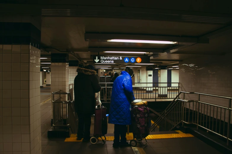 the people are waiting for their next ride to the station