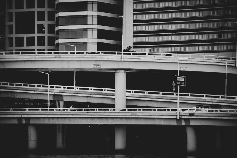 a black and white picture of an architectural building