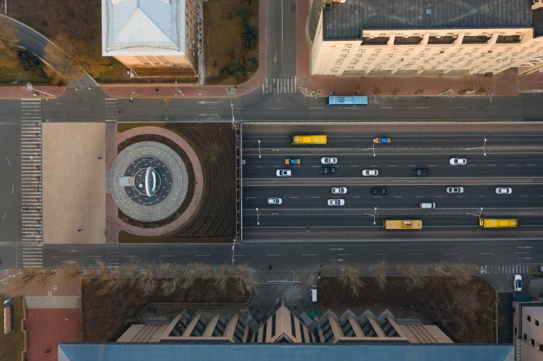 a po taken from above shows an intersection