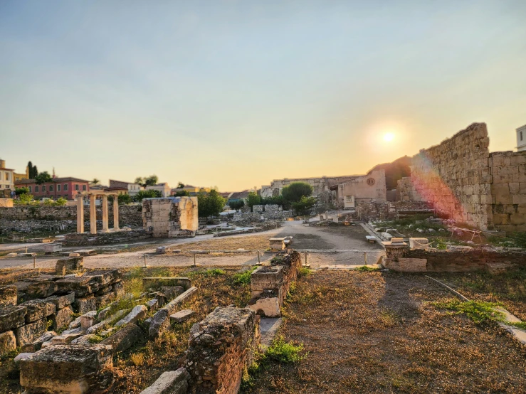 the ruins of the ancient city of epinetia