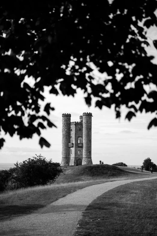 a tall tower in the middle of the country